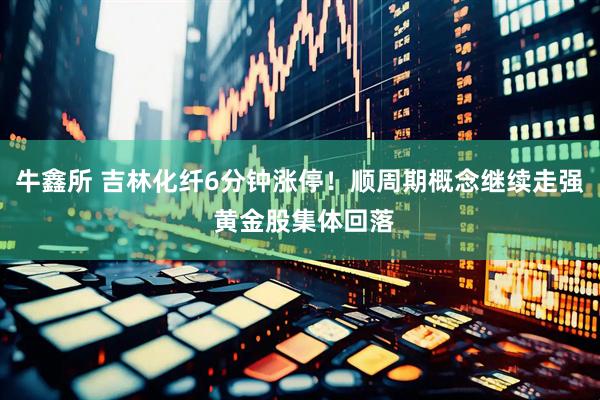 牛鑫所 吉林化纤6分钟涨停！顺周期概念继续走强 黄金股集体回落